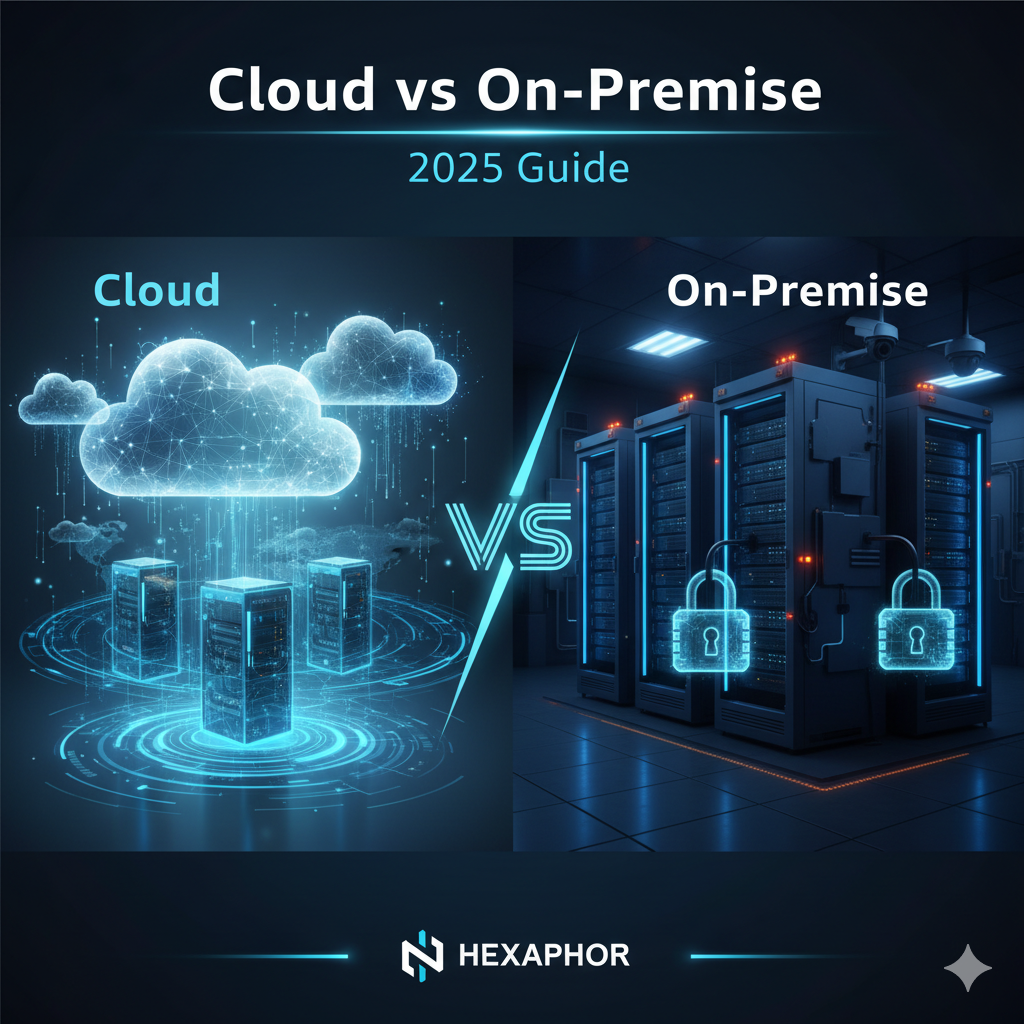 Cloud vs On-Premise: The Only Guide You Need in 2025 (From Hexaphor Experts)