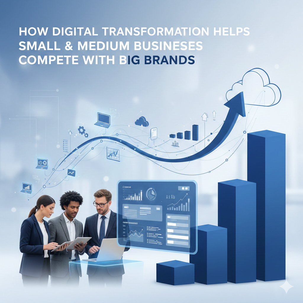How Digital Transformation Is Helping Small & Medium Businesses Compete with Big Brands
