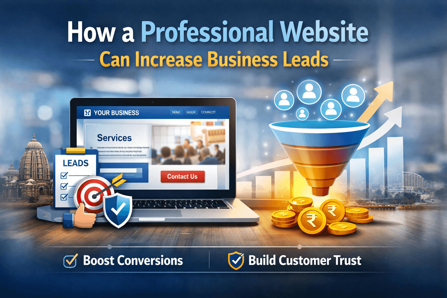 How a Professional Website Can Increase Business Leads