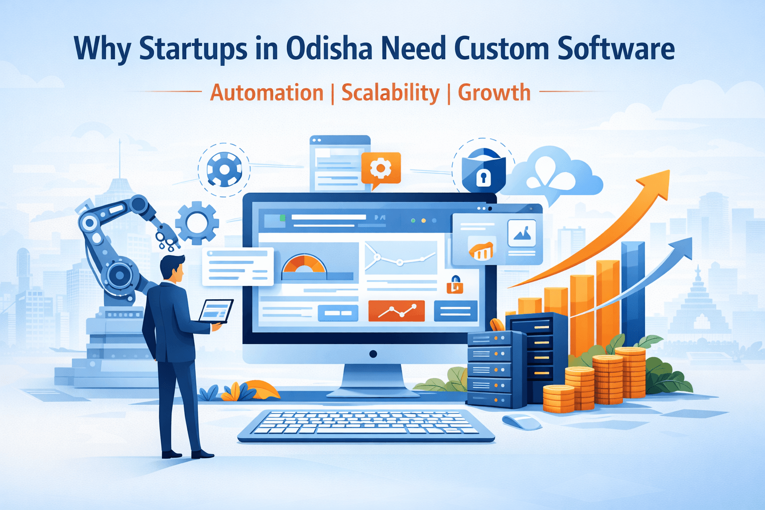 Why Startups in Odisha Need Custom Software Solutions